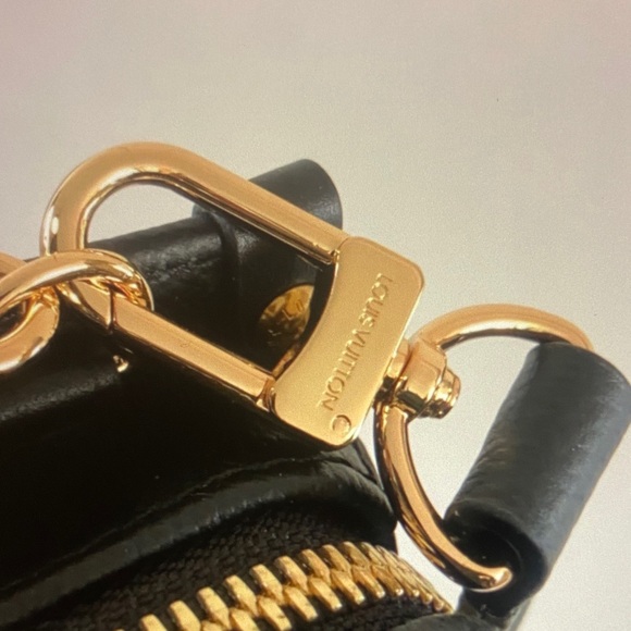 Louis Vuitton Black Satchel with Gold Chain - Picture 6 of 7